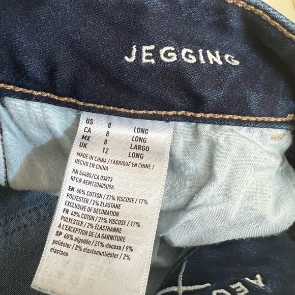 ~SOLD~American Eagle Dark Wash size 8 Long Jeans - Picture 10 of 11